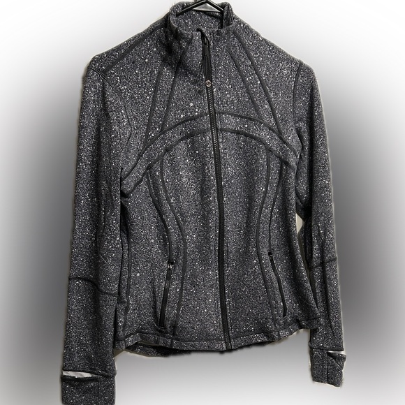 lululemon athletica Tops - Lululemon Zip Up in Charcoal Gray (read description)